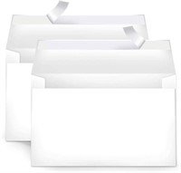 Basics A9 Blank Invitation Envelopes with Peel &