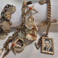 Charm Bracelets Elvis Presley & Shells