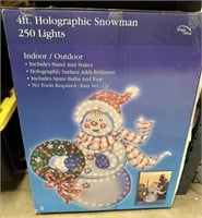 4ft Holographic Snowman
