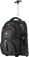 NEW Zomfelt  21x14x9 Rolling Backpack with Wheels.