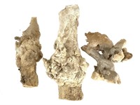 3 Cave Material Specimens Stalactites Stalagmites