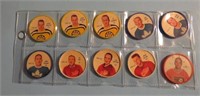 1961-62 Hockey Coins Lot 10 NHL Mixed Teams