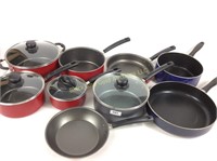 6 Pans, 3 Skillets, 4 Lids