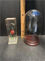 English Collectors Figurine And Display Dome