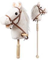 HollyHOME Stick Horse Plush Handcrafted Hobby