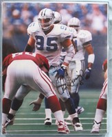 SIGNED 1995 DALLAS COYBOY CHAD HENNINGS PHOTO