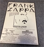 Frank Zappa poster --22x32