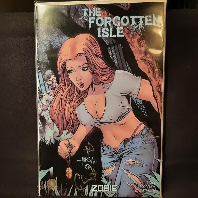 The Forgotten Isle Autographed 1st Issue Comic