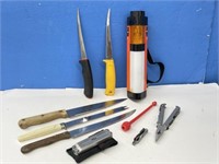 Pocket Tools, Fillet Knife, Knives, Flashlight