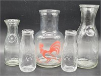 Clear Glass Carafes & Bottles