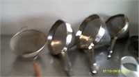 Lot of 4 Strainers