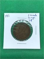1911 Canada Large Cent Nice Early Coin