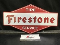 Firestone Metal Sign