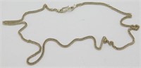 Vintage Sterling Silver Chain Necklace - 20"