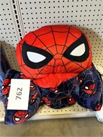 Spiderman pillow-sleep bag set