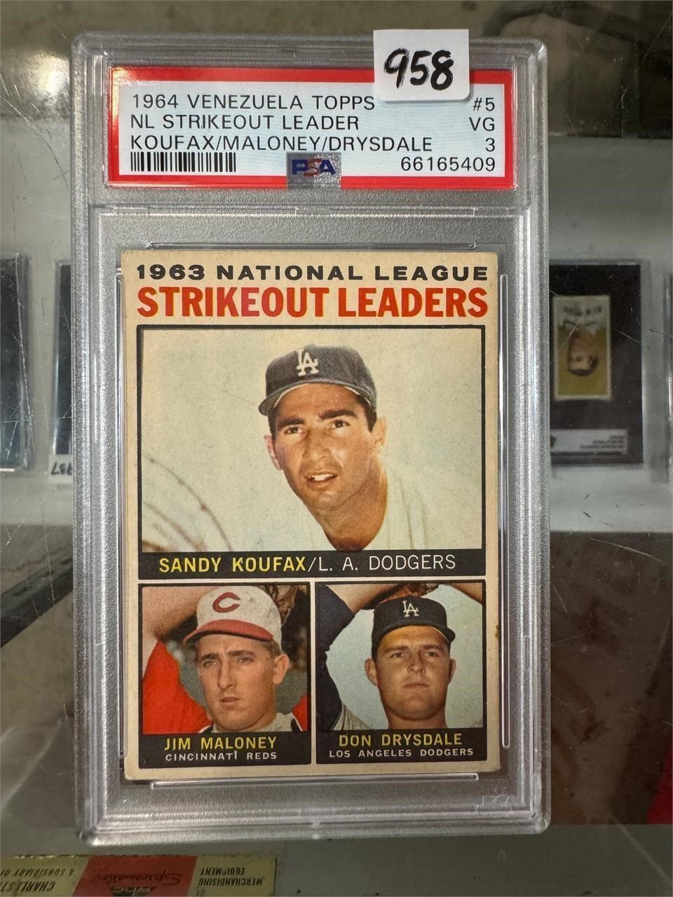 1964 Topps Venezuelan - NL Strikeout Leaders