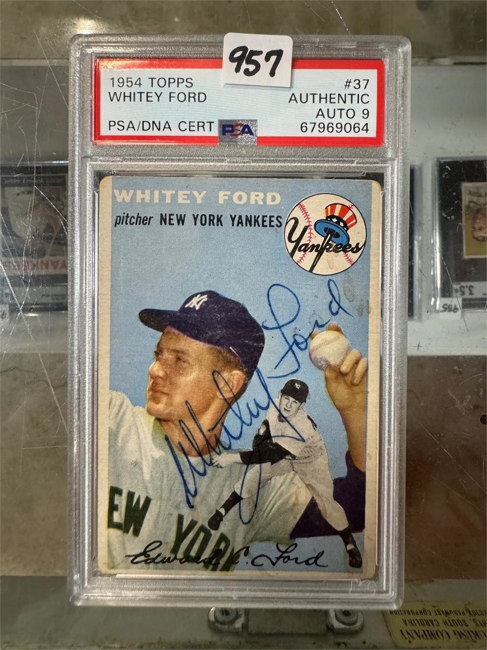 1954 Topps - Whitey Ford - Signed