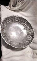 Heavy Aluminum Seashell Bowl.