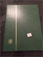 Green stamp collection book