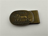 Vintage Brass Money Clip