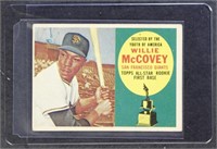 Willie McCovey 1960 Topps #316 Baseball Card, with