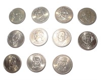 lot presidential dollar coins