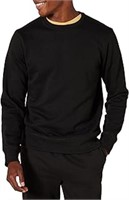 Men's Crewneck Sweater, Black. Size: XXL