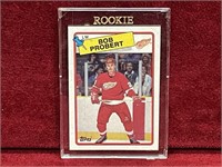 Bob Probert 88-89 Topps Rookie Card