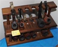 PIPE STAND WITH 9 PIPES