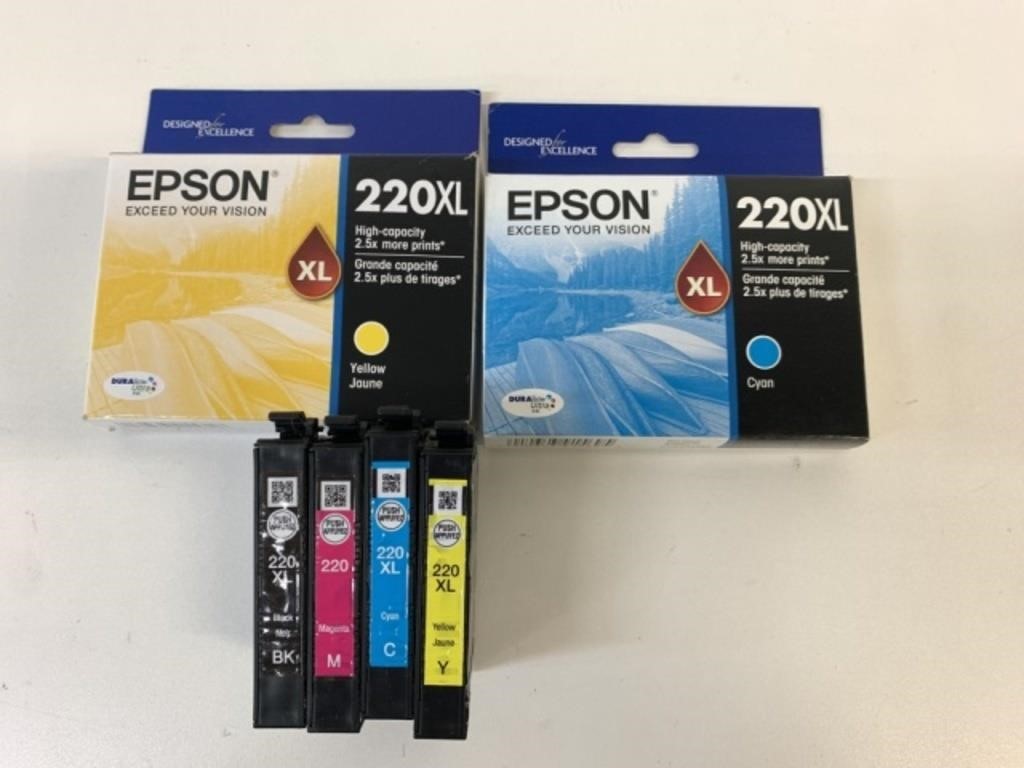 Epson 220XL Ink Cartridges