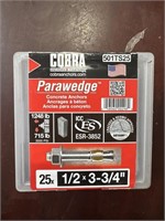 COBRA CONCRETE ANCHORS