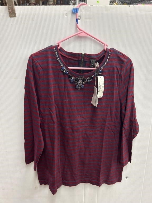 Size  XL J.Crew women’s long sleeve shirt new