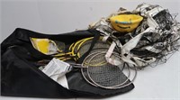 Badminton Set & Volley Ball Net w/Volleyball