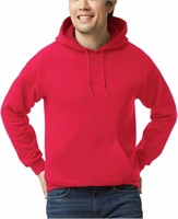 Size Medium Gildan Mens Fleece Hooded Sweatshirt