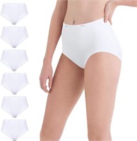 5Pcs Size 9/2XL Hanes Womens Cotton Brief Panty