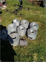 barbed wire spools (9)