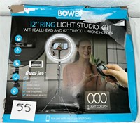 Bower 12” Studio Light USB Power Ball-Head Mount 6