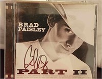 Signed Brad Paisley Cd Autographed