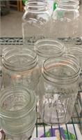 Miscellaneouse canning jar lot