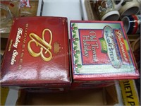 2 Budweiser holiday steins w/ boxes