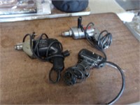 2-Electric drills and soldering gun
