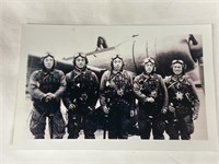 Japanese WWII Reproduced Fighter Pilots Photo
