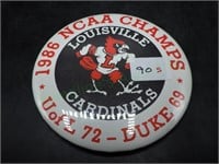 1986 NCAA Champs Louisville Cardinals Button