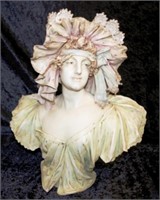 Antique Austrian ceramic figure of a Woman