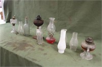 Vintage Oil Lamps, Assorted, Misc