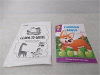 (2) Assorted Childrens Learning/Thinking/Writing
