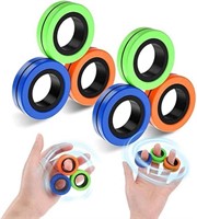 (2) Magnetic Fidget Toys, 6pc, Multicolour