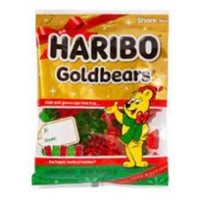 (3) Haribo Holiday Goldbears, Gummy Candies, 113g