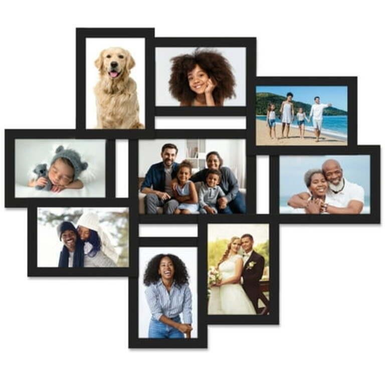 Icona Bay Picture Collage Frames (Black  5x7 Surro