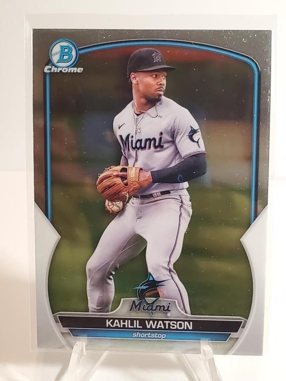 2023 Bowman Chrome Prospects Kahlil Watson